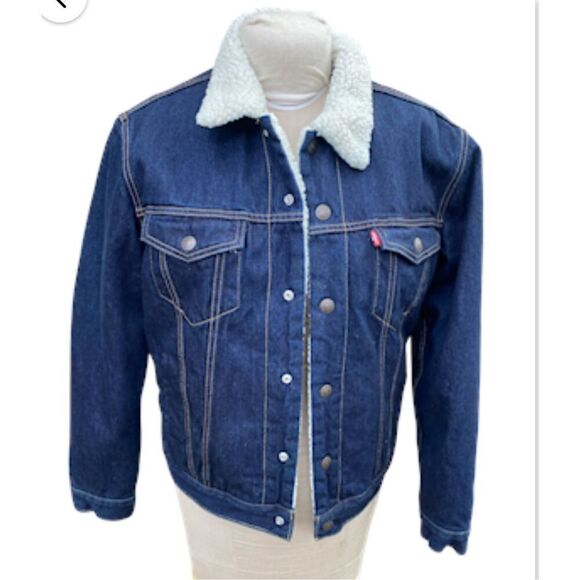 Levis Type III Sherpa Trucker Jacket Sz. S Metal Buttons Iconic - Picture 3 of 16